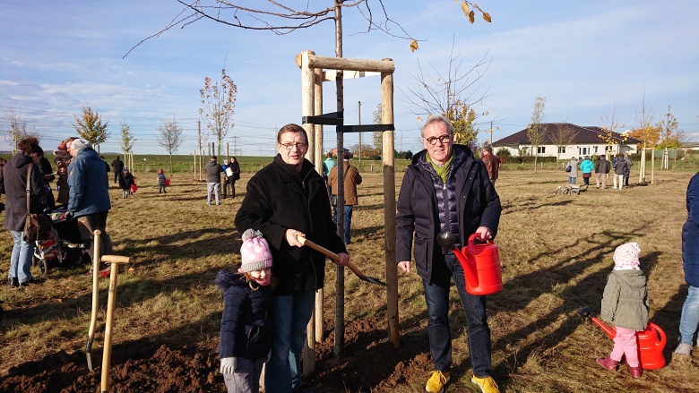 Dr. Jürgen Löffler und Paul Hambach im Babypark Wesseling 2019