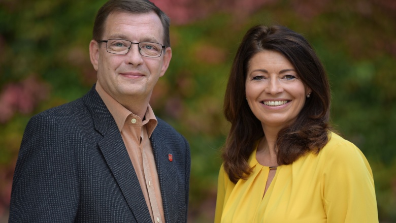 Dr. Jürgen Löffler mit Koppelkandidatin Ute Meissner Wahlkreis 12 Keldenich