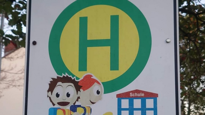Hol- und Bringzone Schild
